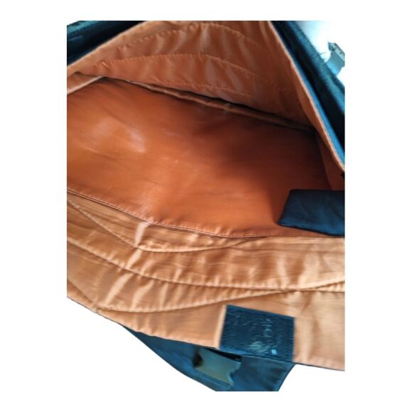 NWOT HP LAPTOP Messenger Bag Black with Orange Lining 18 x 12 x 4 Padded Rugged - Picture 7 of 13